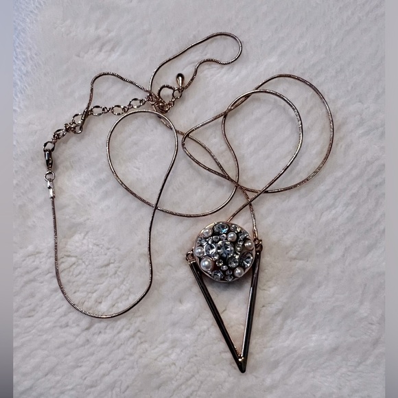 NWOT Ginger Snaps Rose Gold Necklace - Picture 7 of 8